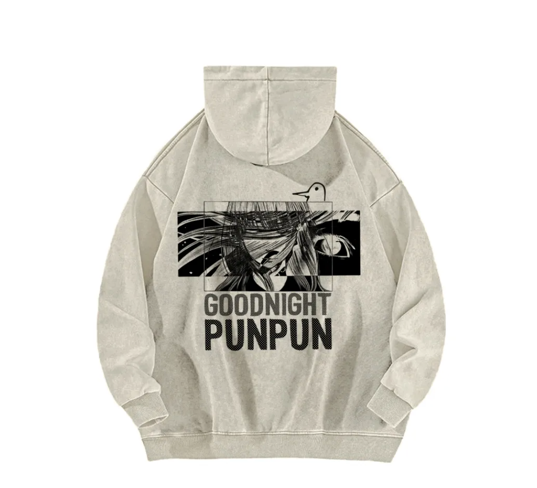 Goodnight Punpun Unisex Washed Hoodie