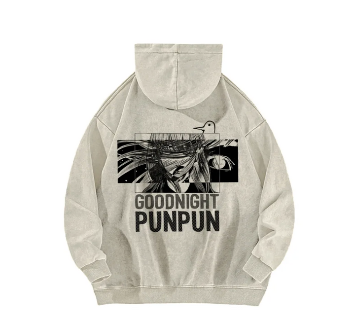 Goodnight Punpun Unisex Washed Hoodie