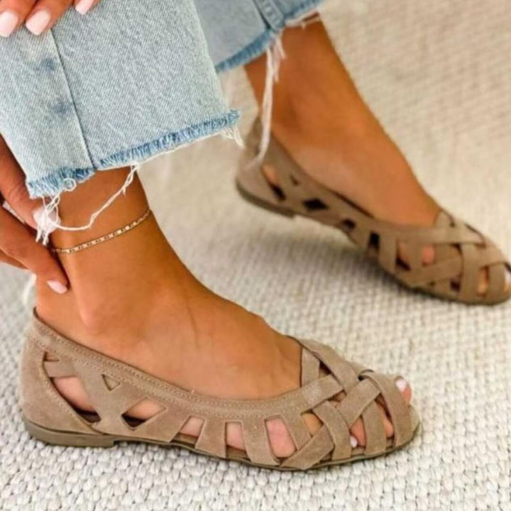 Sperlonga Cutout Flat Women’s Sandals