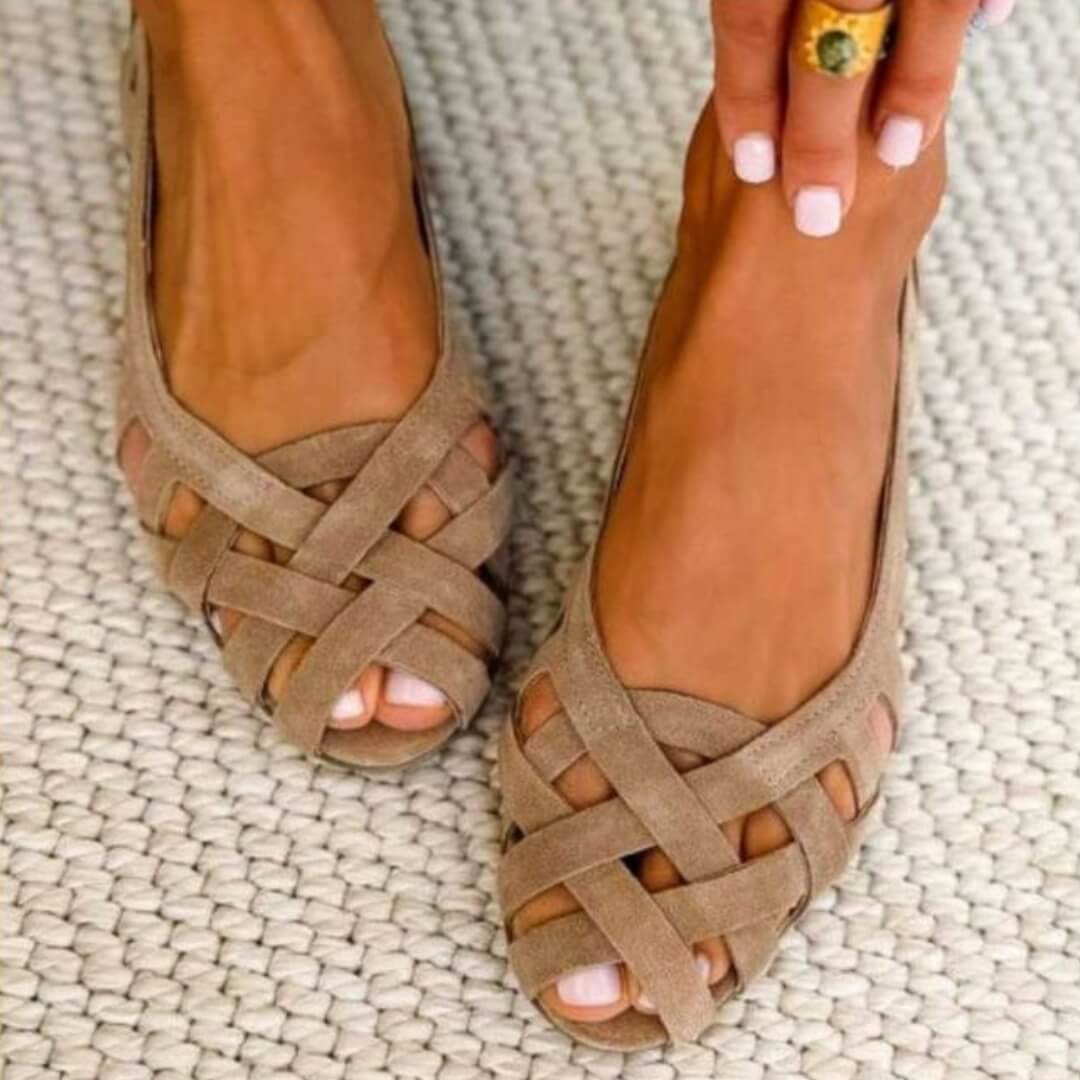Sperlonga Cutout Flat Women’s Sandals