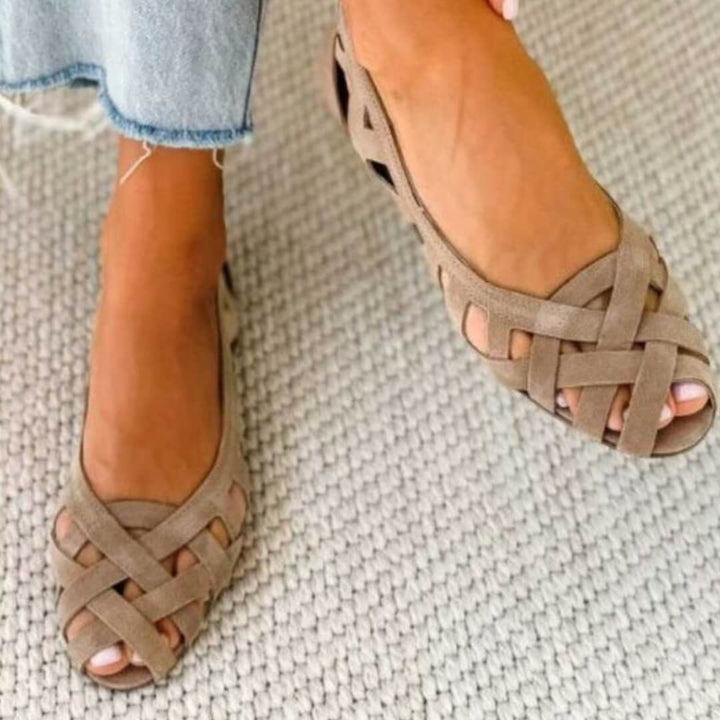 Sperlonga Cutout Flat Women’s Sandals