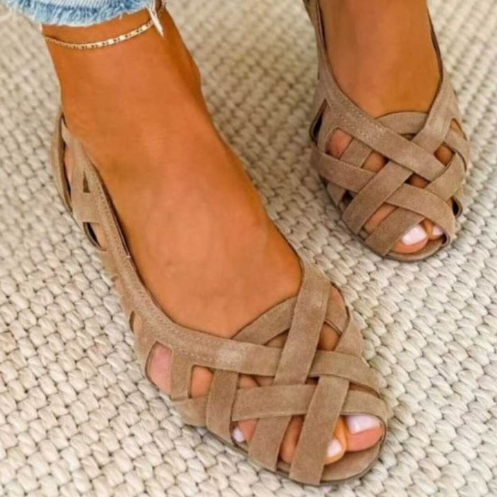 Sperlonga Cutout Flat Women’s Sandals