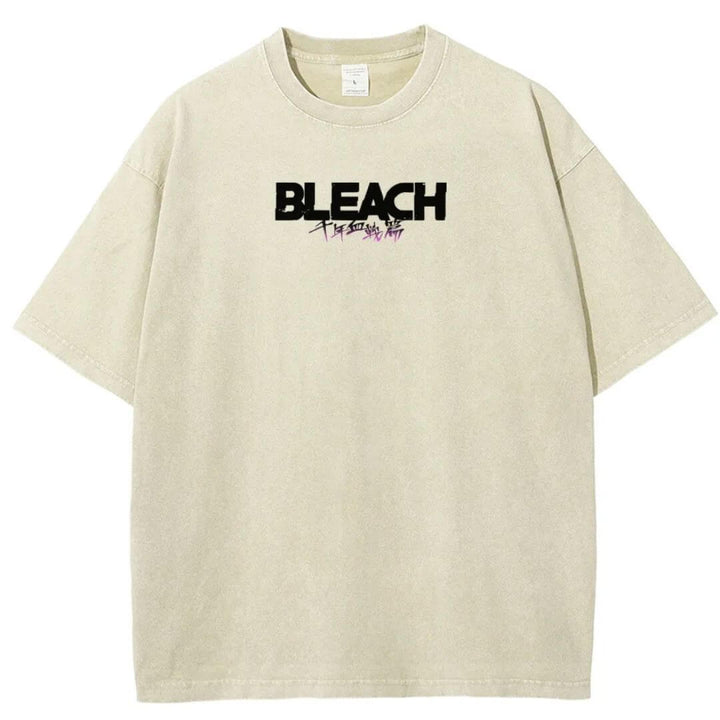 Bleach Unisex Fit Washed T-Shirt