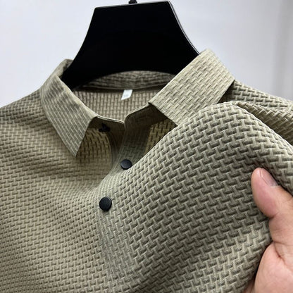 Men's Premium Textured Collared Shirt