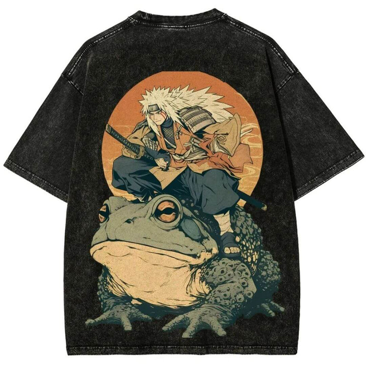 Naruto Jiraiya & Gamabunta Washed T-Shirt