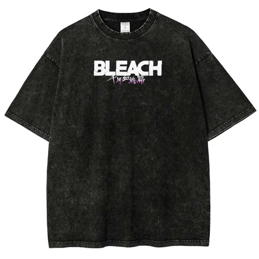 Bleach Unisex Fit Washed T-Shirt
