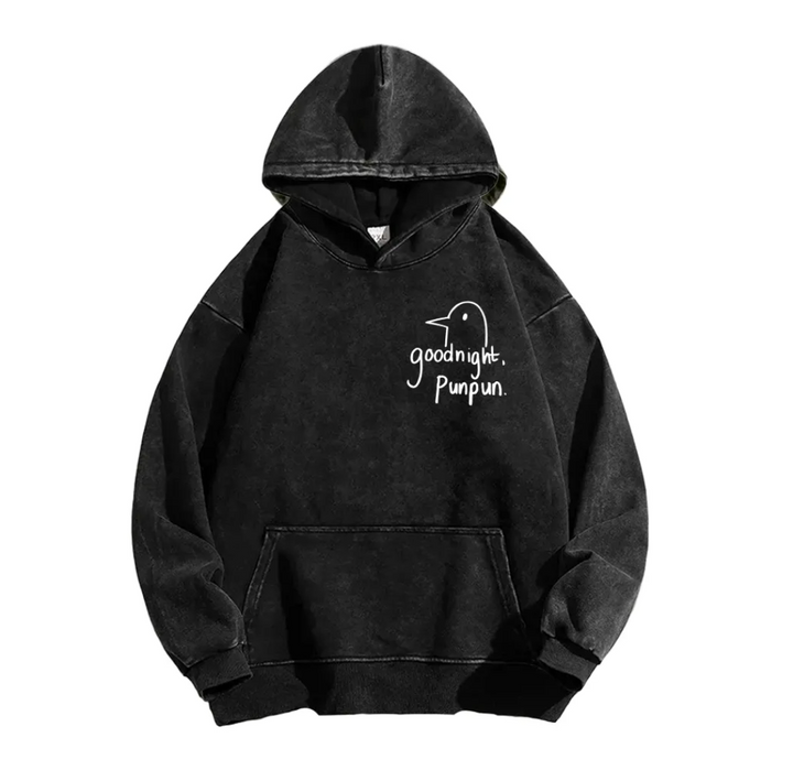 Goodnight Punpun Unisex Washed Hoodie