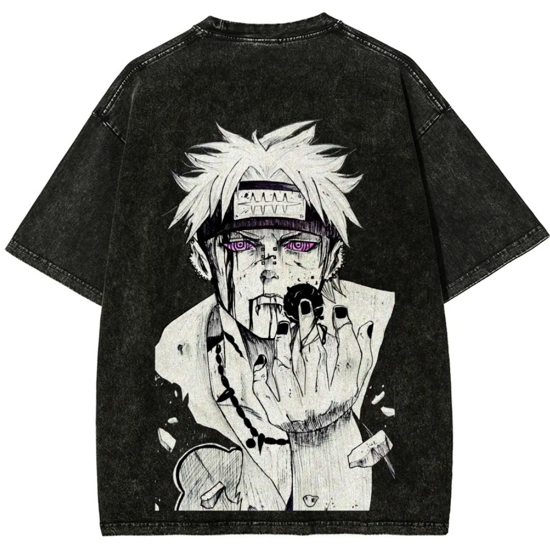 Naturo Nagato Unisex Fit Washed T-Shirt