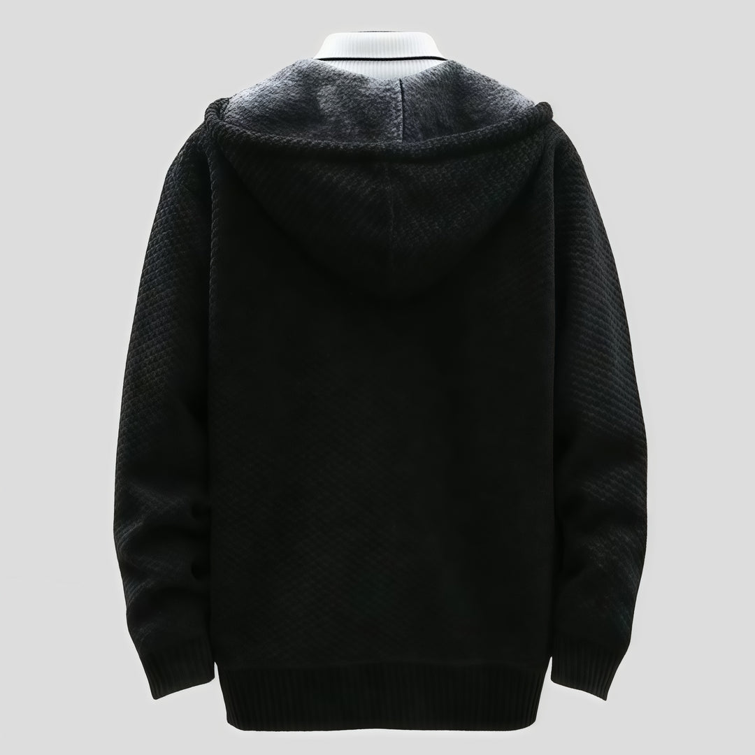 Nordic Haven Knit Hoodie