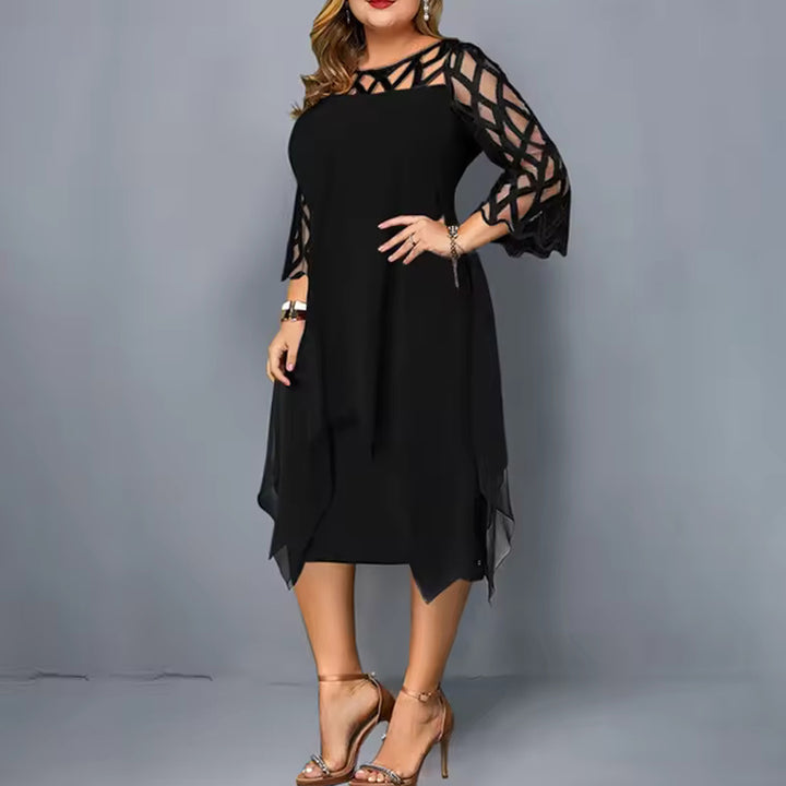 Serelina Plus Size Midi Dress