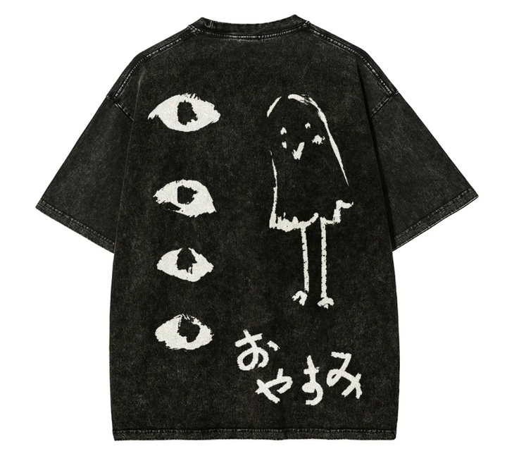 Goodnight Punpun Unisex Fit Washed T-Shirt