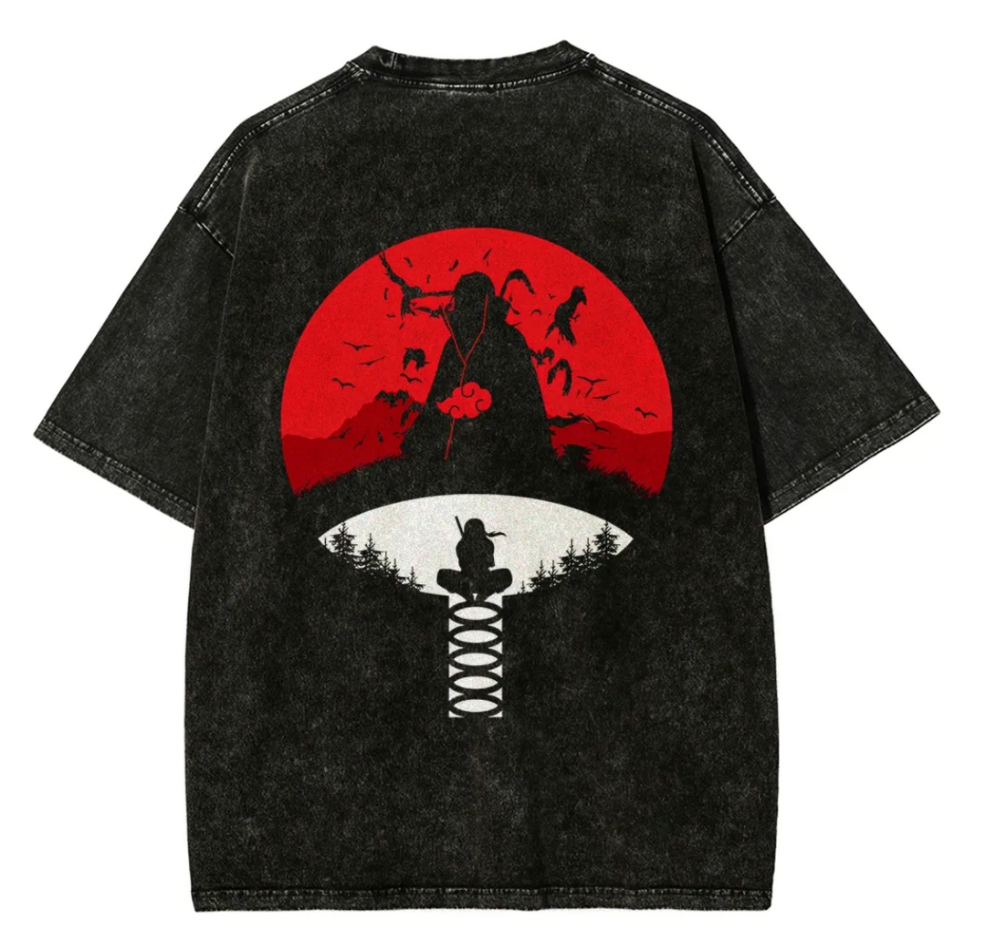 Naruto Unisex Fit Washed T-Shirt