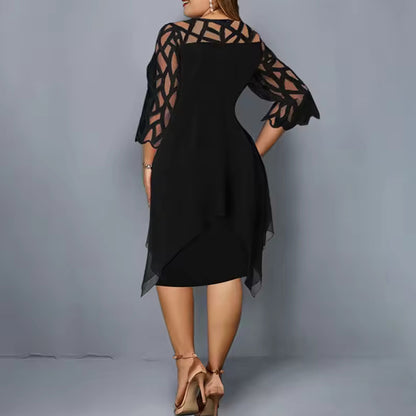 Serelina Plus Size Midi Dress