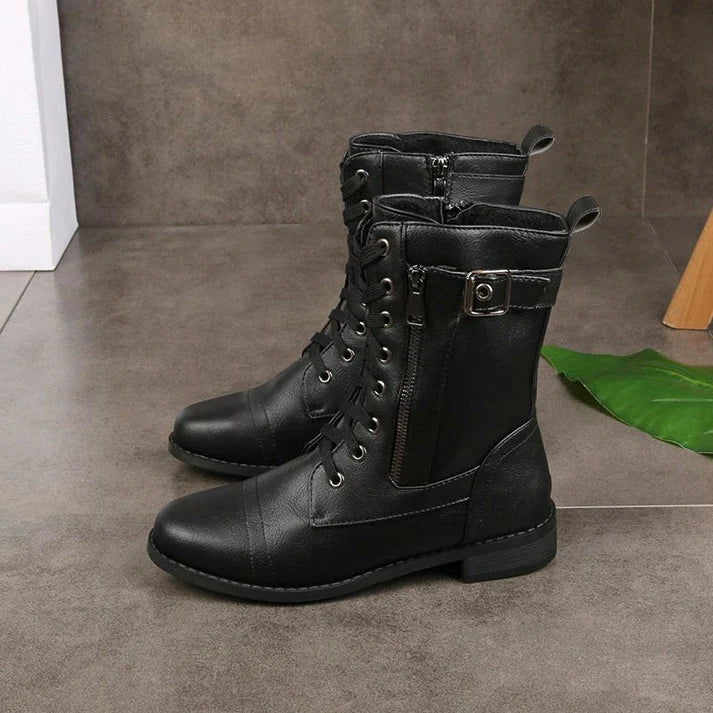 Ronda Buckled Women’s Ankle Boots