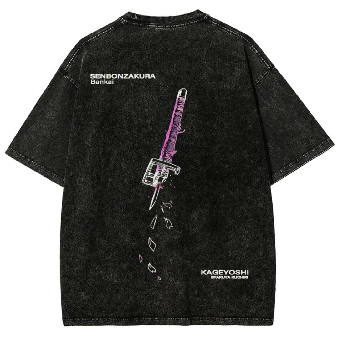 Bleach Unisex Fit Washed T-Shirt