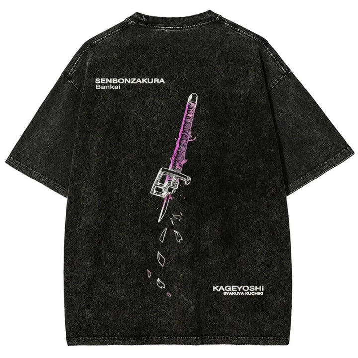 Bleach Unisex Fit Washed T-Shirt