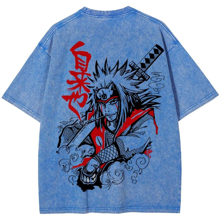 Naruto Sannin Jiraiya Washed T-shirt
