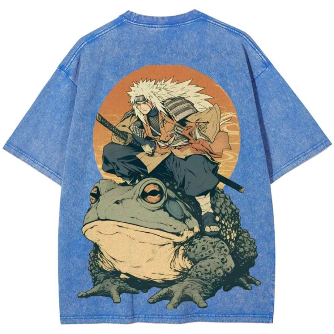 Naruto Jiraiya & Gamabunta Washed T-Shirt