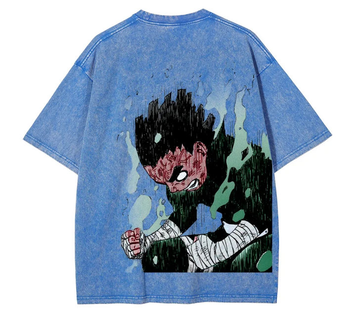 Naruto Rock Lee Fit Washed T-Shirt