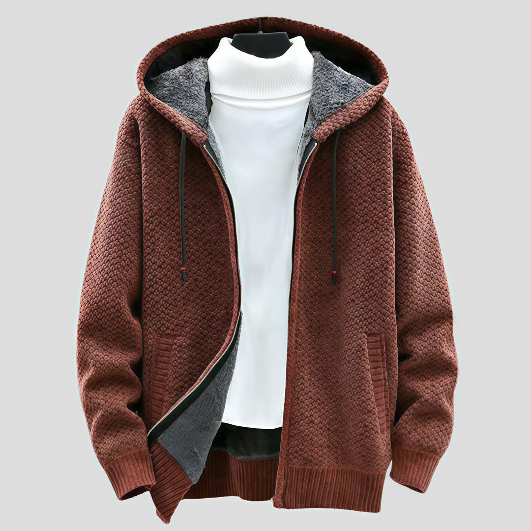 Nordic Haven Knit Hoodie