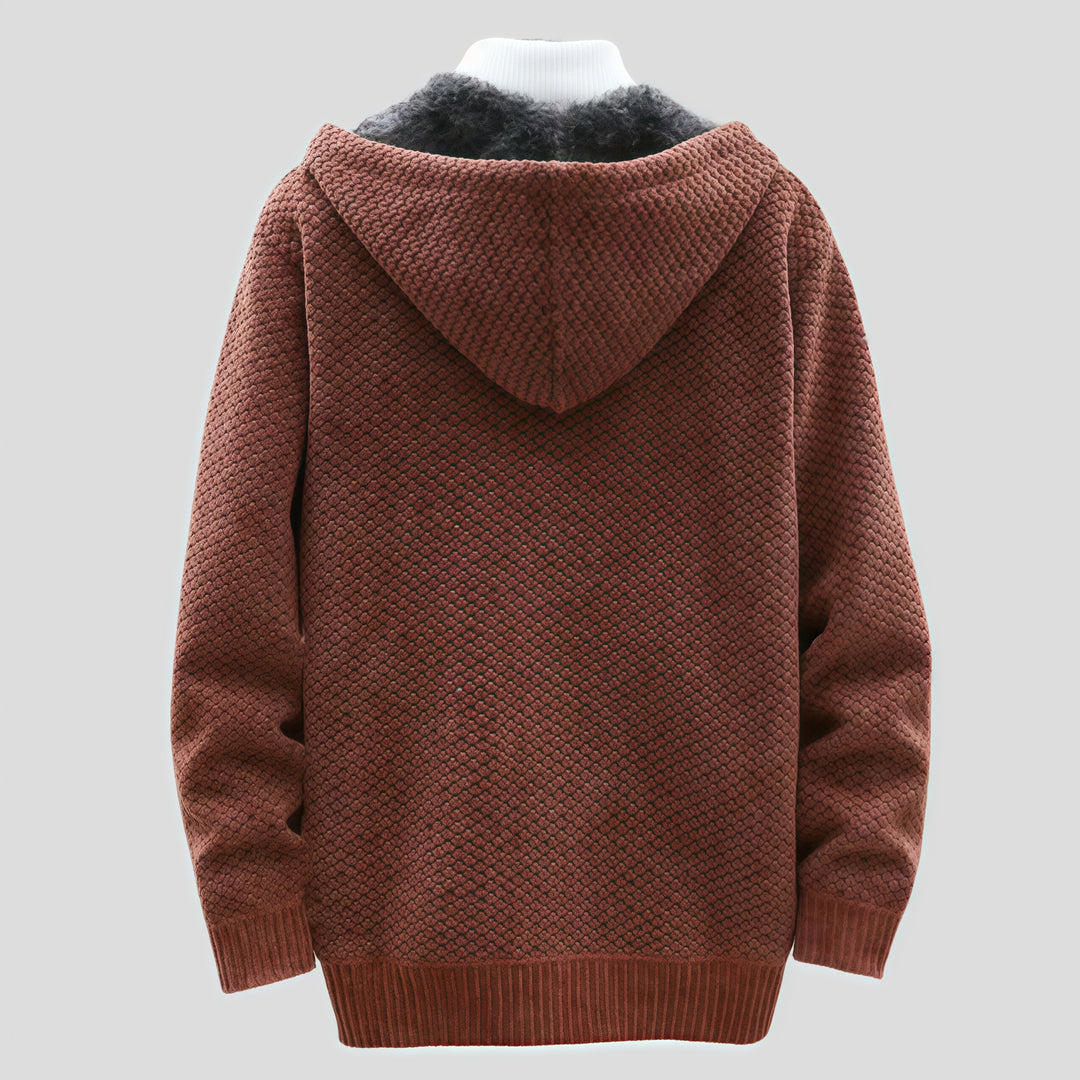 Nordic Haven Knit Hoodie