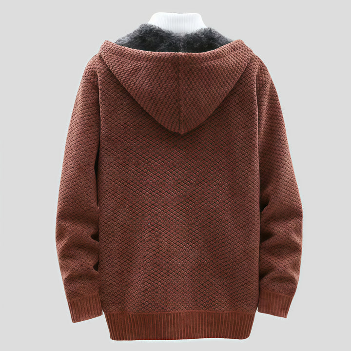 Nordic Haven Knit Hoodie