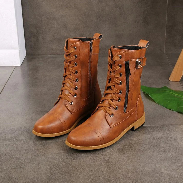 Ronda Buckled Women’s Ankle Boots