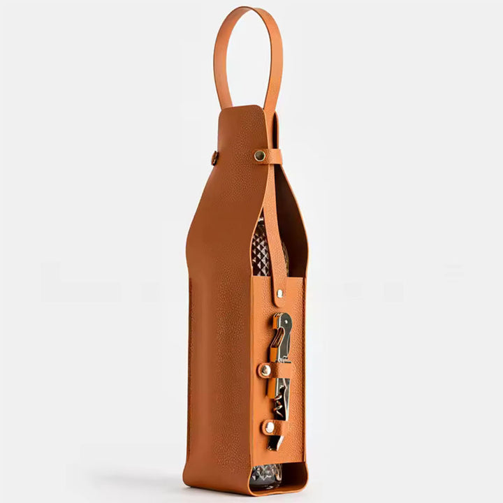 Arvo Leather Bottle Carrier