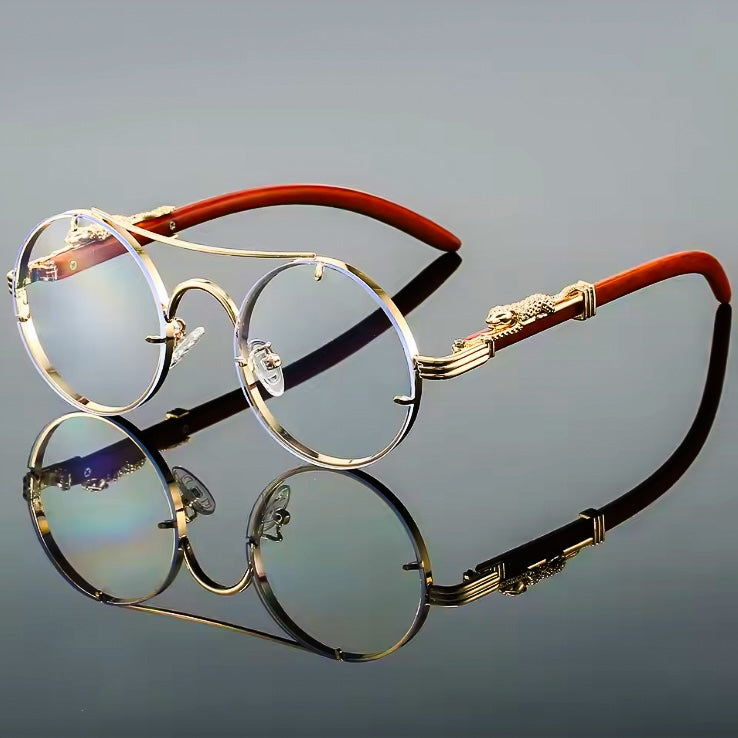Golden Panther Vintage Glasses