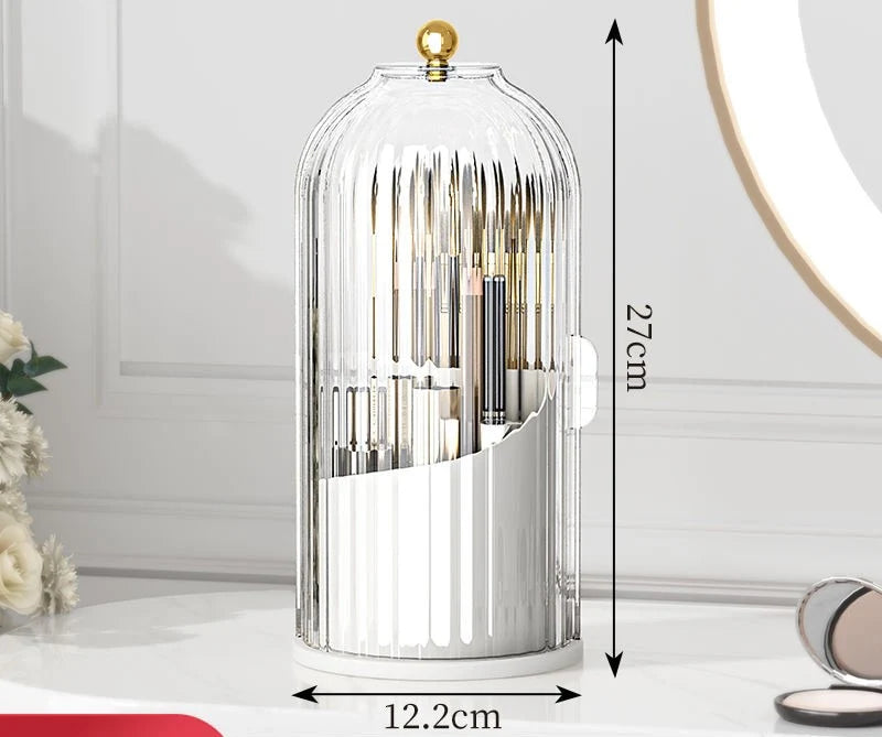 Elegant 360° Rotating Makeup Organizer