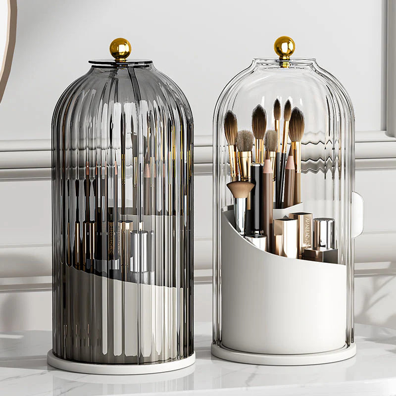 Elegant 360° Rotating Makeup Organizer