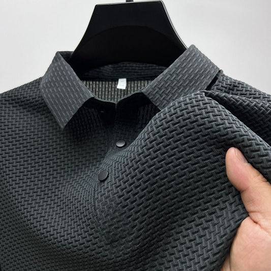 Men's Premium Textured Collared Shirt