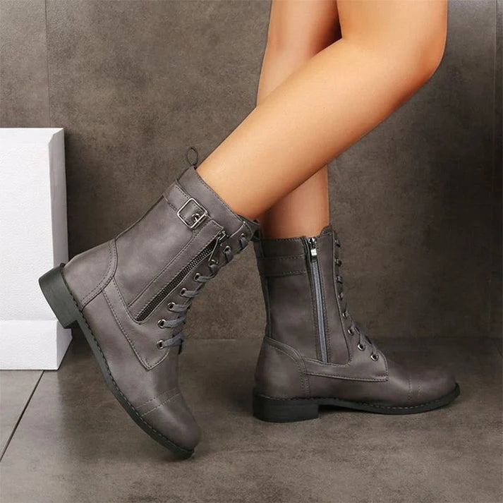 Ronda Buckled Women’s Ankle Boots
