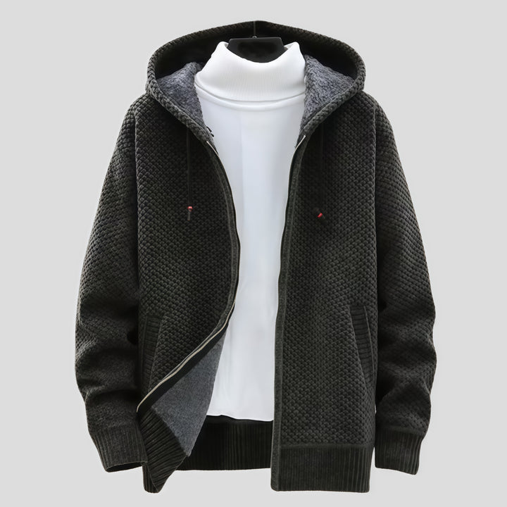 Nordic Haven Knit Hoodie