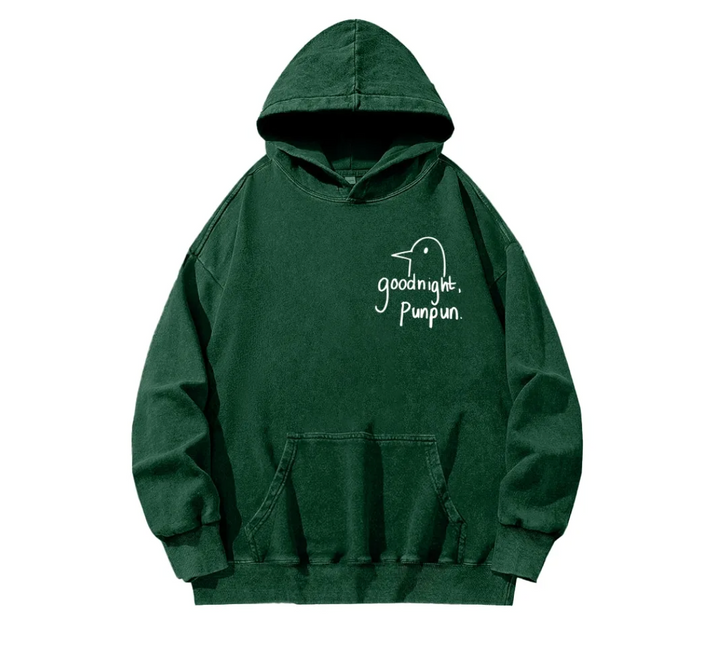 Goodnight Punpun Unisex Washed Hoodie