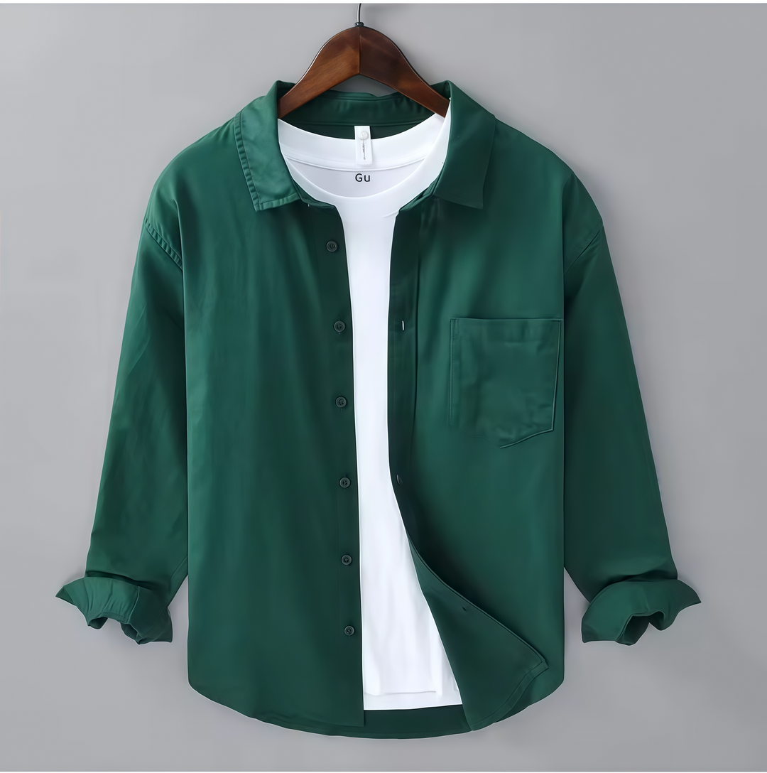 Eviana Valmont Seaside Linen Button-Up