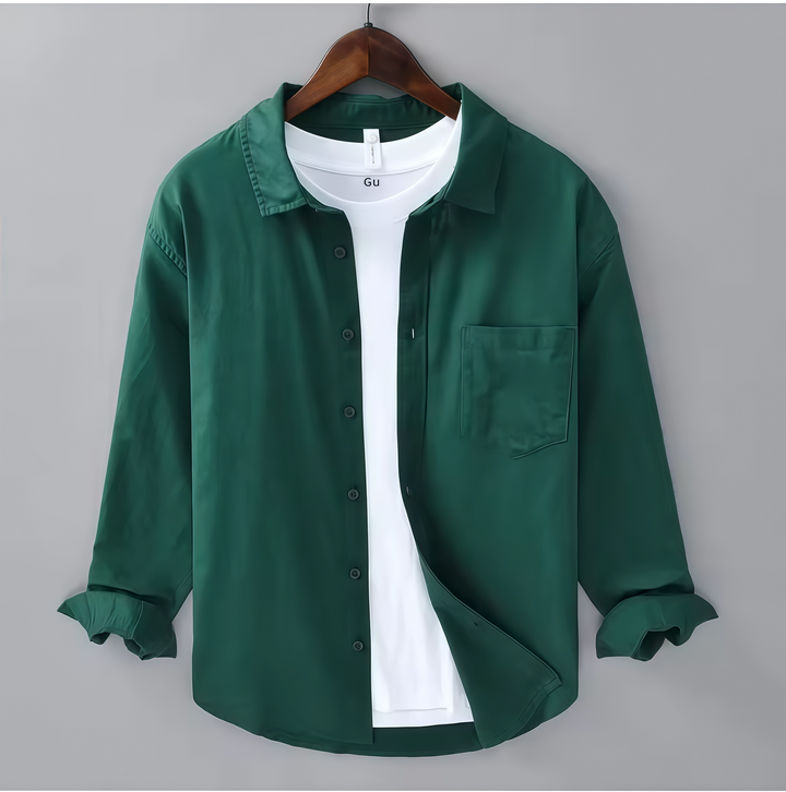 Eviana Valmont Seaside Linen Button-Up