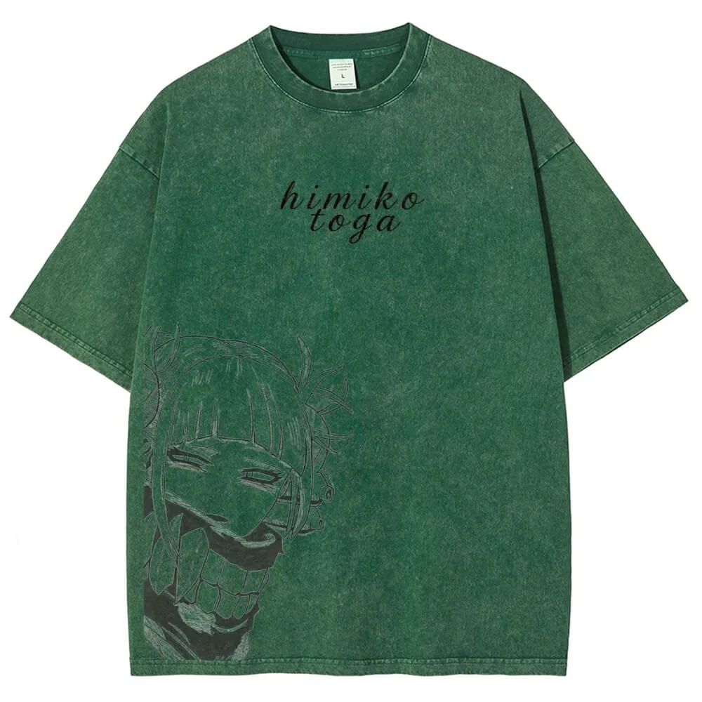 Toga himiko Unisex Fit Washed T-Shirt