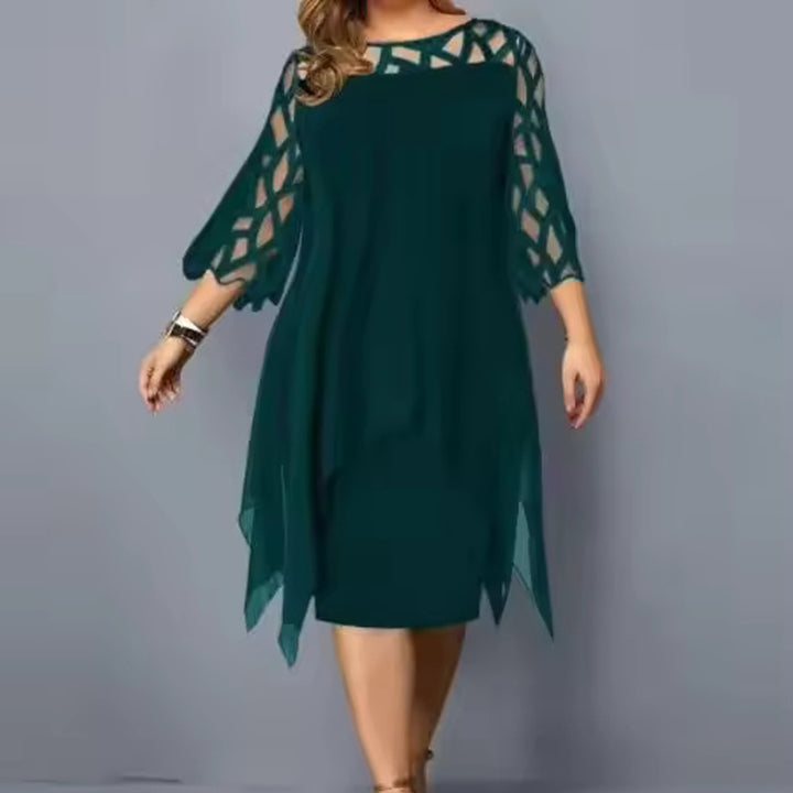 Serelina Plus Size Midi Dress