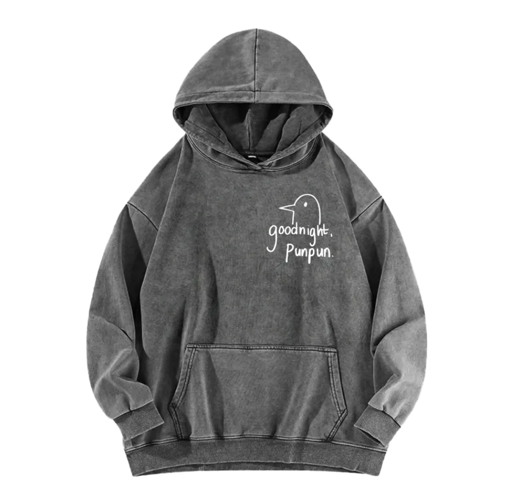Goodnight Punpun Unisex Washed Hoodie