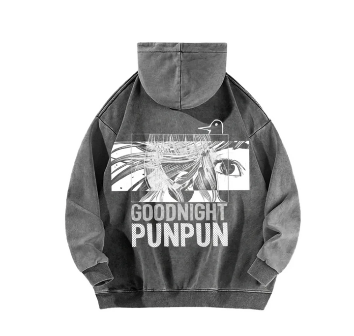 Goodnight Punpun Unisex Washed Hoodie
