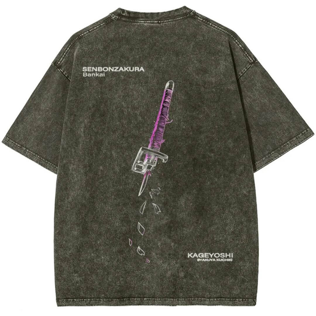Bleach Unisex Fit Washed T-Shirt