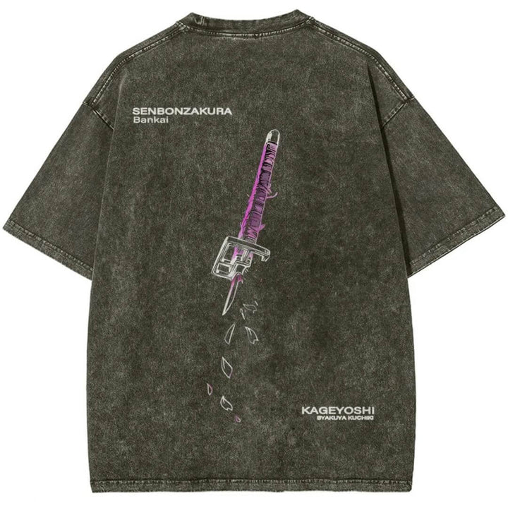 Bleach Unisex Fit Washed T-Shirt