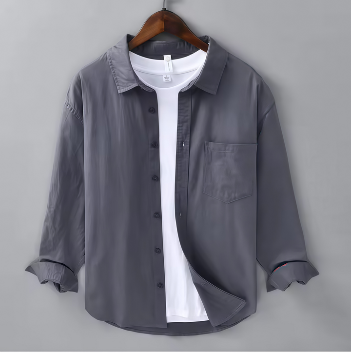 Eviana Valmont Seaside Linen Button-Up