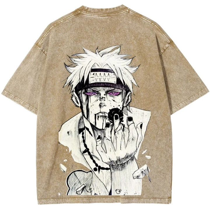Naturo Nagato Unisex Fit Washed T-Shirt