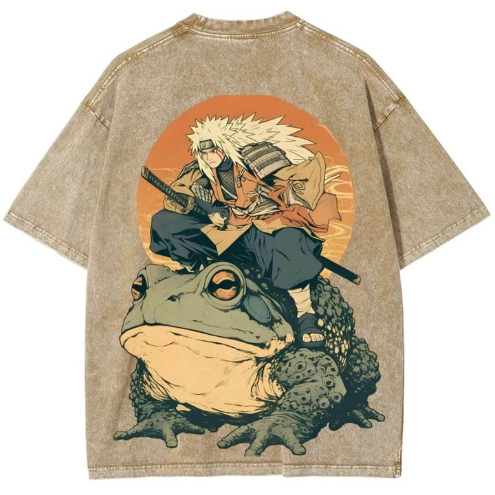 Naruto Jiraiya & Gamabunta Washed T-Shirt