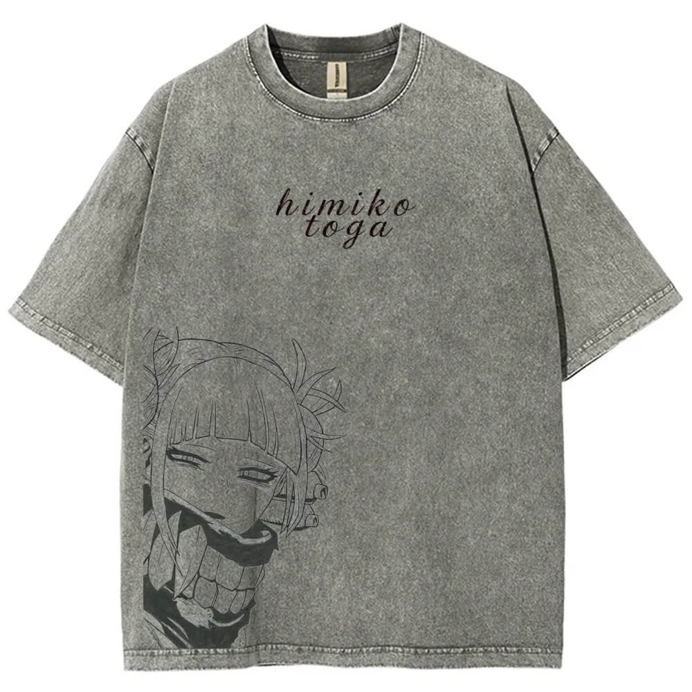 Toga himiko Unisex Fit Washed T-Shirt