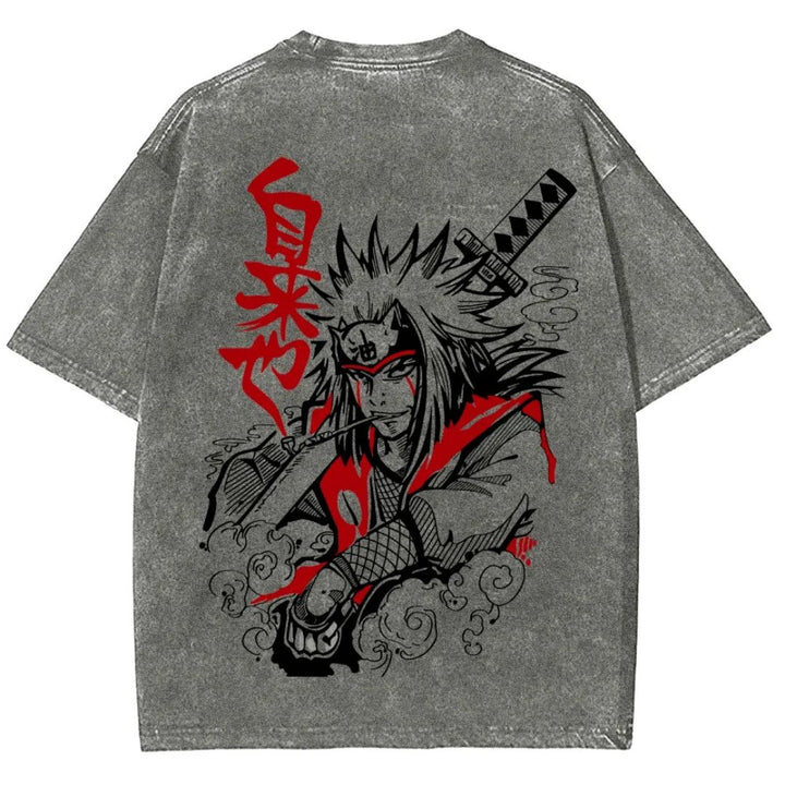 Naruto Sannin Jiraiya Washed T-shirt
