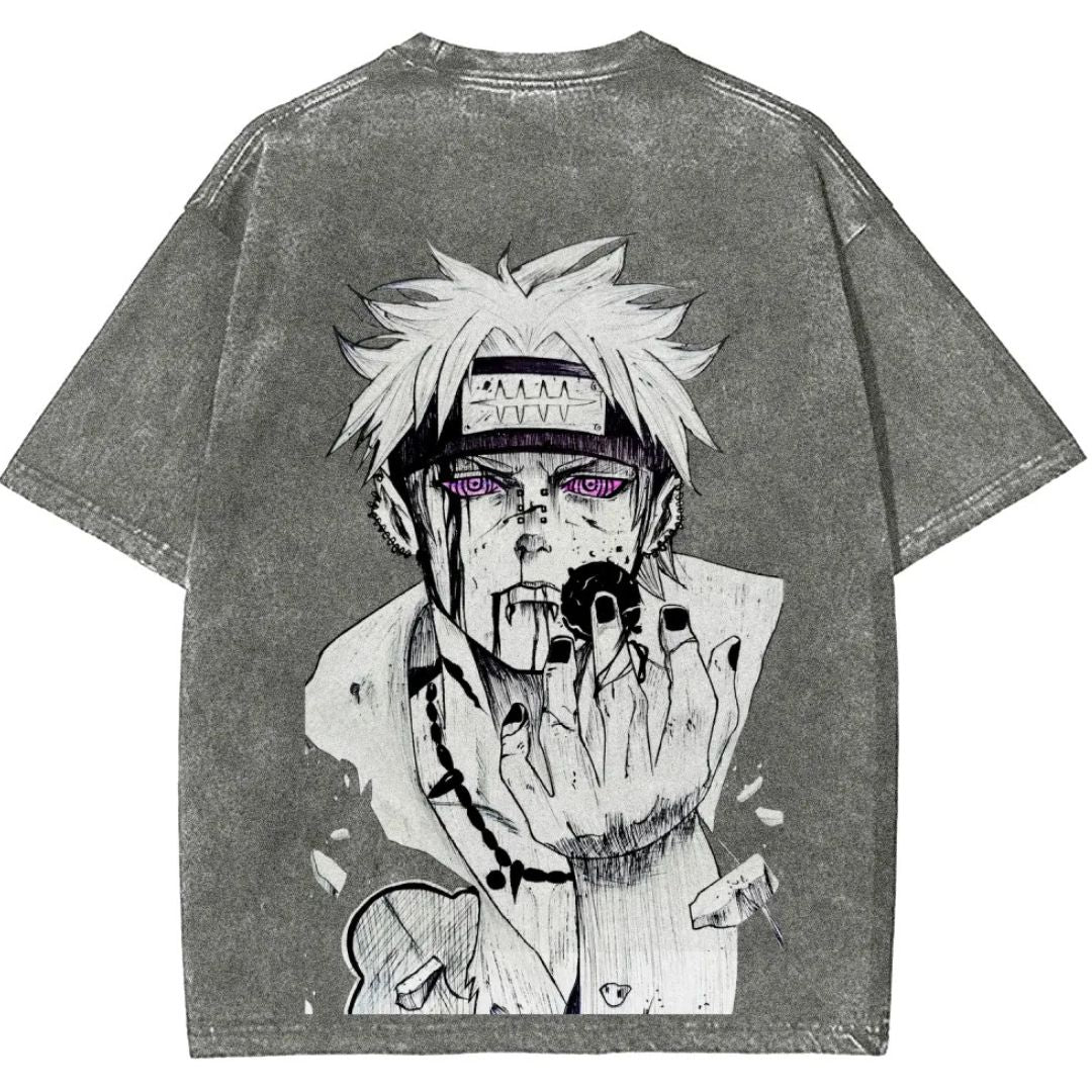 Naturo Nagato Unisex Fit Washed T-Shirt