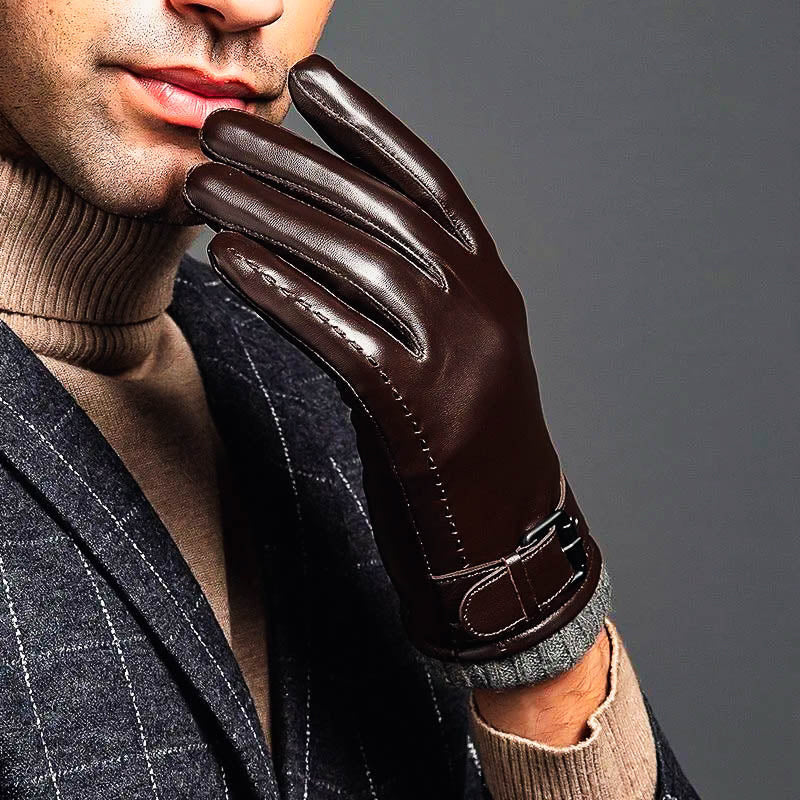 "Lucio" Genuine Leather Gloves